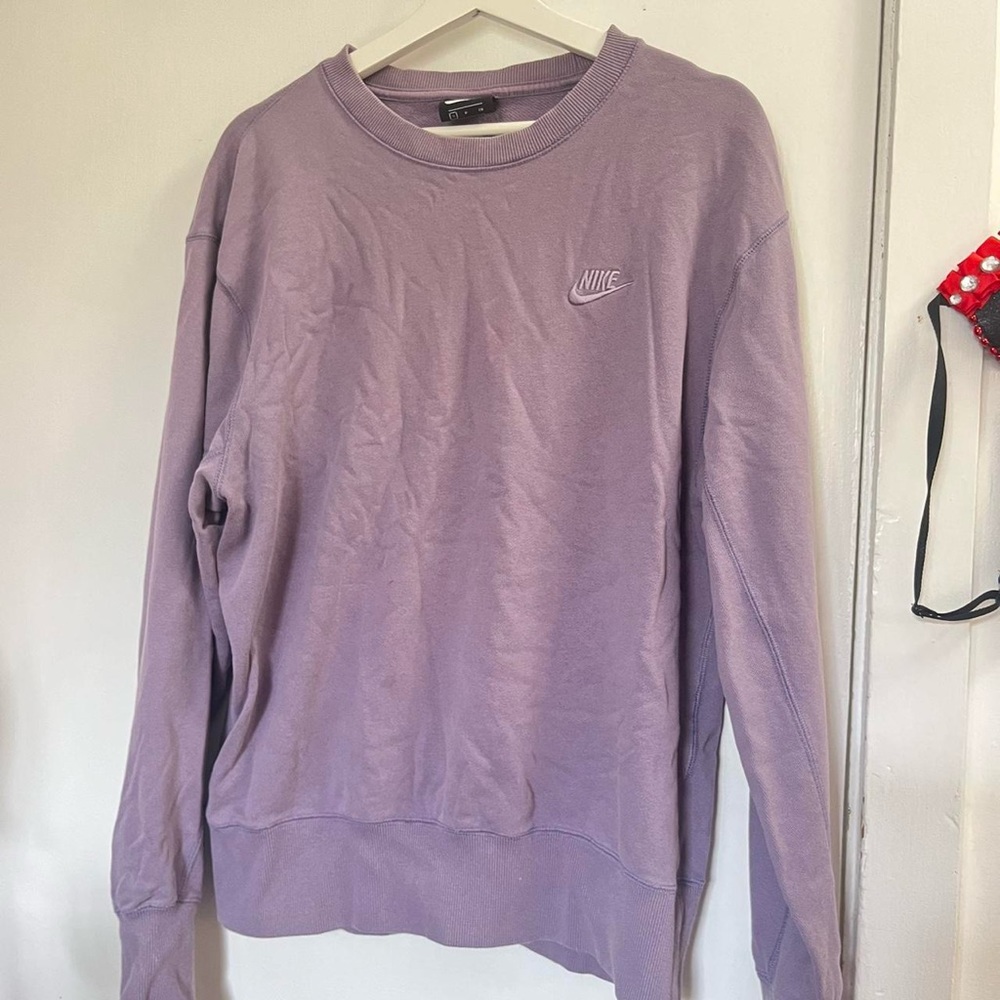 Purple Nike crewneck